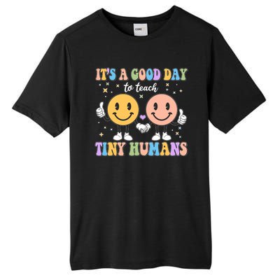 Cute It's A Good Day To Teach Tiny Humans Back To School Tall Fusion ChromaSoft Performance T-Shirt