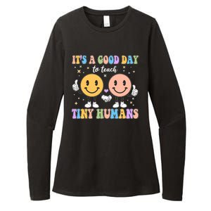 Cute It's A Good Day To Teach Tiny Humans Back To School Womens CVC Long Sleeve Shirt