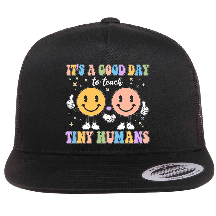 Cute It's A Good Day To Teach Tiny Humans Back To School Flatbill Hat