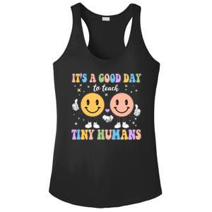 Cute It's A Good Day To Teach Tiny Humans Back To School Ladies PosiCharge Competitor Racerback Tank