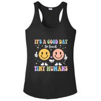 Cute It's A Good Day To Teach Tiny Humans Back To School Ladies PosiCharge Competitor Racerback Tank