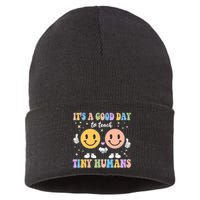 Cute It's A Good Day To Teach Tiny Humans Back To School Sustainable Knit Beanie