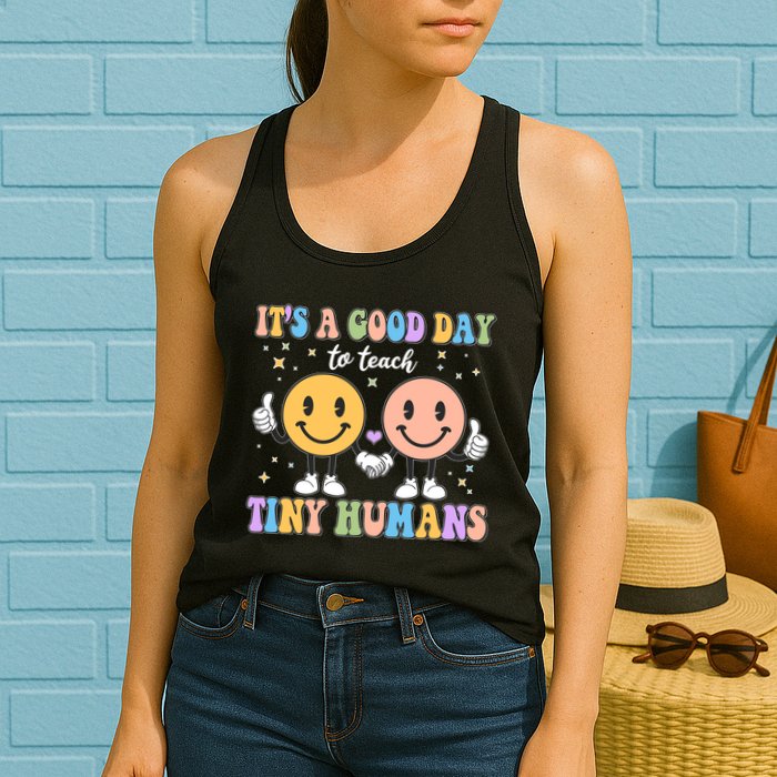 Cute It's A Good Day To Teach Tiny Humans Back To School Womens Tank Top