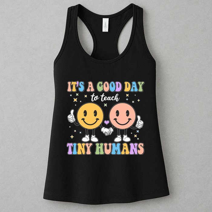 Cute It's A Good Day To Teach Tiny Humans Back To School Womens Tank Top