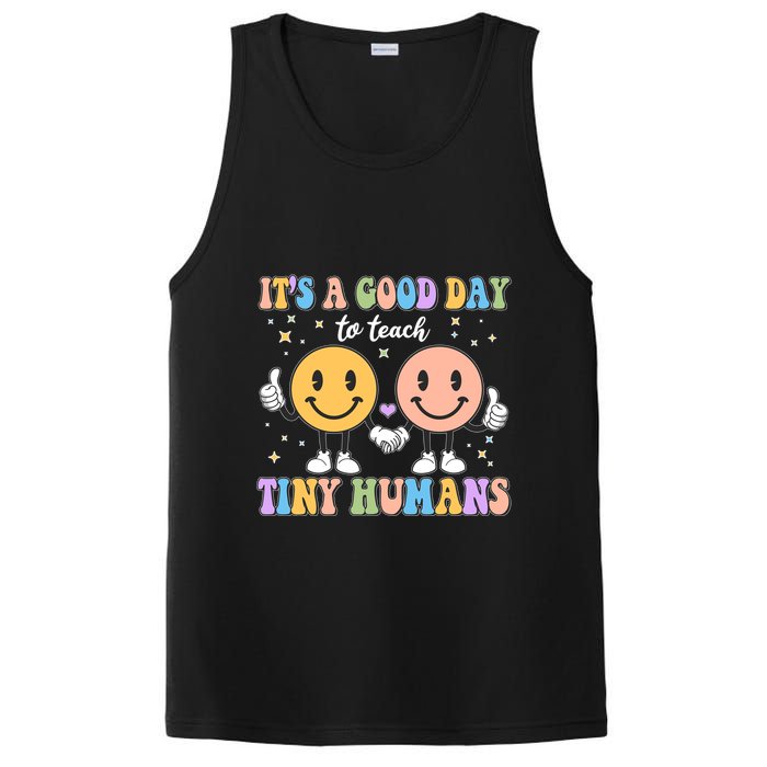 Cute It's A Good Day To Teach Tiny Humans Back To School PosiCharge Competitor Tank