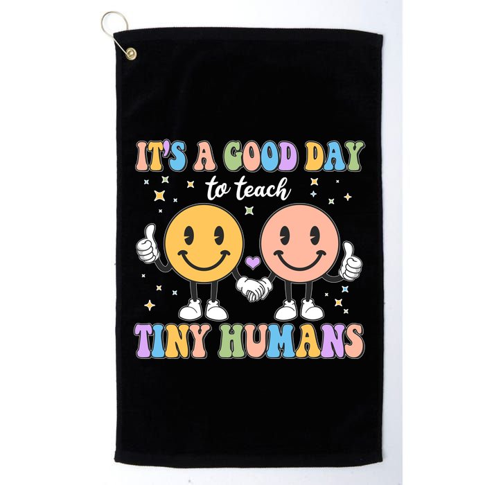 Cute It's A Good Day To Teach Tiny Humans Back To School Golf Towel