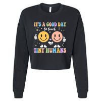 Cute It's A Good Day To Teach Tiny Humans Back To School Cropped Pullover Crew