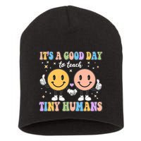 Cute It's A Good Day To Teach Tiny Humans Back To School Short Acrylic Beanie
