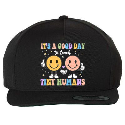 Cute It's A Good Day To Teach Tiny Humans Back To School Wool Snapback Cap