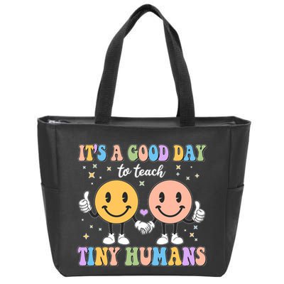 Cute It's A Good Day To Teach Tiny Humans Back To School Zip Tote Bag
