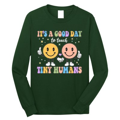 Cute It's A Good Day To Teach Tiny Humans Back To School Long Sleeve Shirt