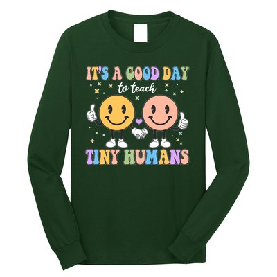 Cute It's A Good Day To Teach Tiny Humans Back To School Long Sleeve Shirt