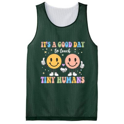 Cute It's A Good Day To Teach Tiny Humans Back To School Mesh Reversible Basketball Jersey Tank