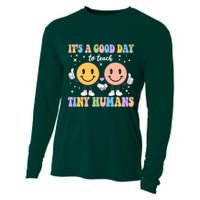 Cute It's A Good Day To Teach Tiny Humans Back To School Cooling Performance Long Sleeve Crew