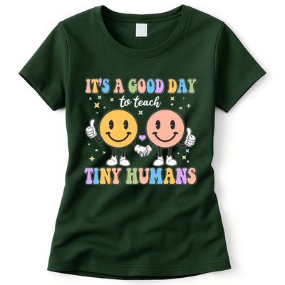 Cute It's A Good Day To Teach Tiny Humans Back To School Womens T-Shirt