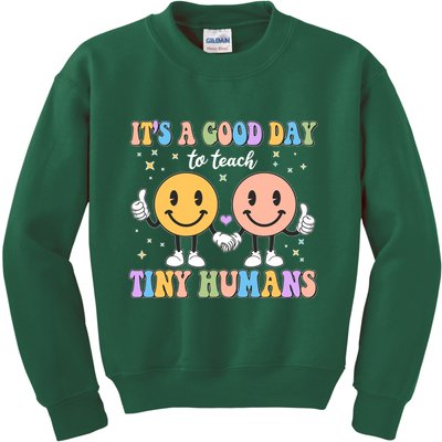 Cute It's A Good Day To Teach Tiny Humans Back To School Kids Sweatshirt