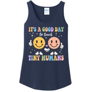 Cute It's A Good Day To Teach Tiny Humans Back To School Ladies Essential Tank