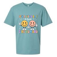 Cute It's A Good Day To Teach Tiny Humans Back To School Sueded Cloud Jersey T-Shirt