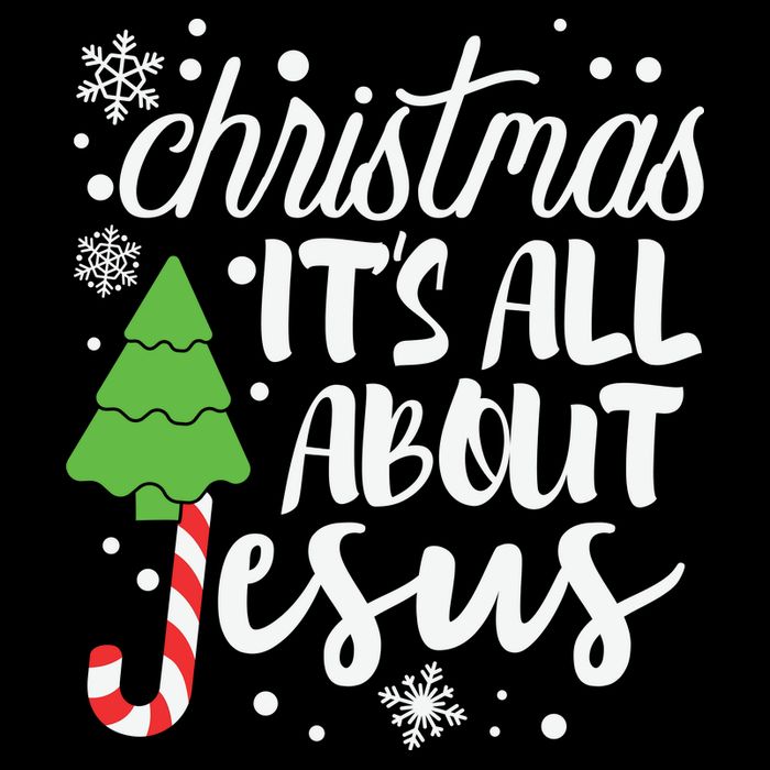 Christmas It's All About Jesus Christmas Tree Gift Impact Tech Backpack