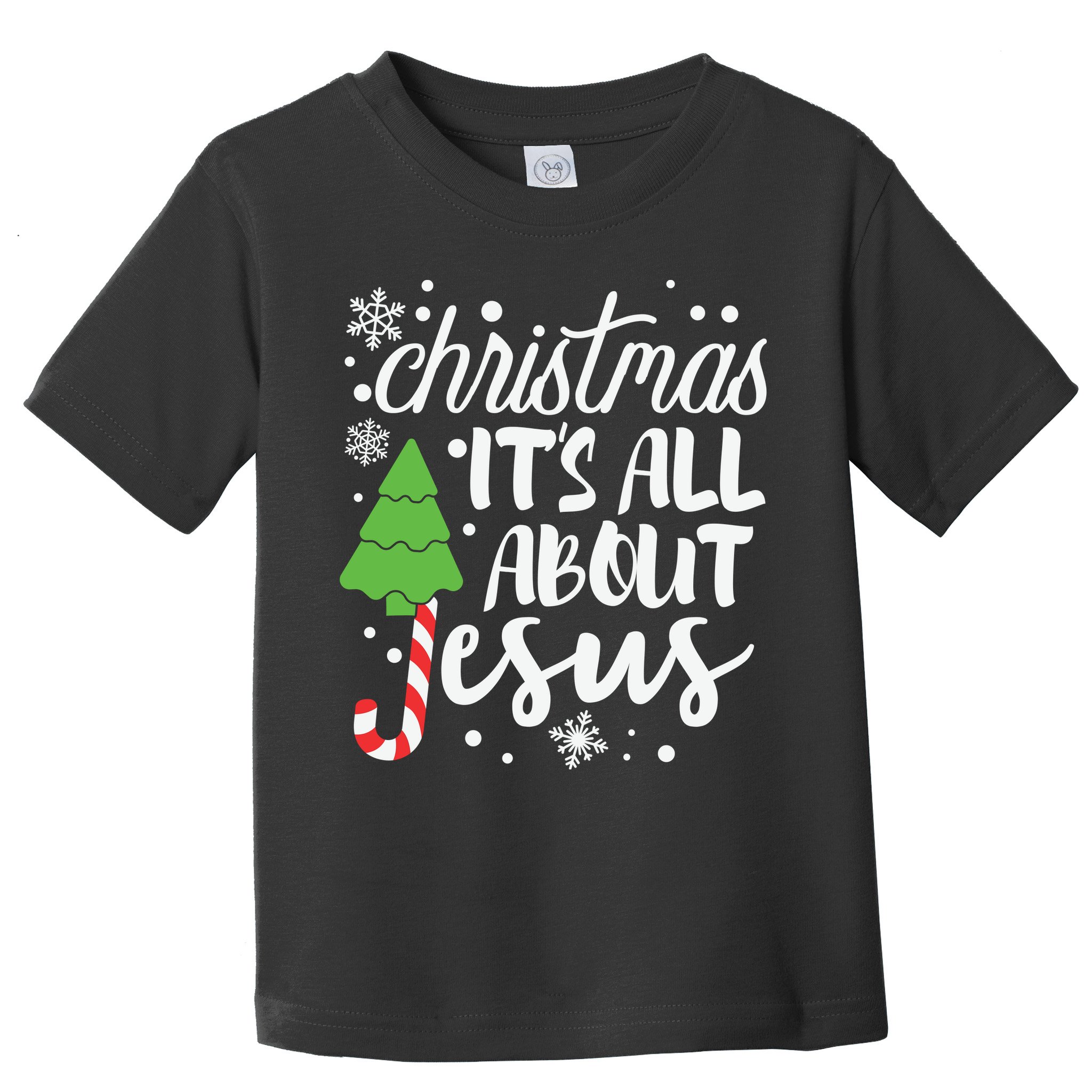 Christmas It's All About Jesus Christmas Tree Gift Toddler T-Shirt