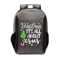 Christmas It's All About Jesus Christmas Tree Gift Vector Backpack
