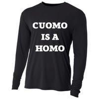 Cuomo Is A Homo Cooling Performance Long Sleeve Crew