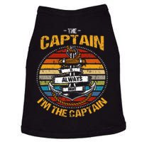 Captain Is Always Right Boat Captain Doggie Tank