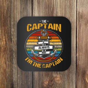 Captain Is Always Right Boat Captain Coaster