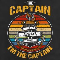 Captain Is Always Right Boat Captain Golf Towel