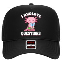 Cute I Axolotl Questions Women Funny P.ink Axolotl Hat