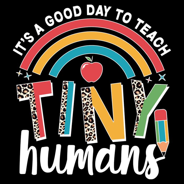 Cute It's A Good Day To Teach Tiny Humans Drawstring Bag