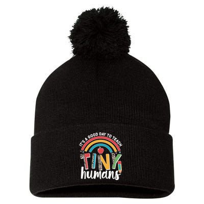 Cute It's A Good Day To Teach Tiny Humans Pom Pom 12in Knit Beanie