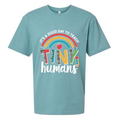 Cute It's A Good Day To Teach Tiny Humans Sueded Cloud Jersey T-Shirt