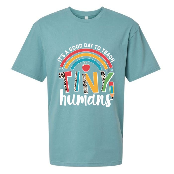 Cute It's A Good Day To Teach Tiny Humans Sueded Cloud Jersey T-Shirt