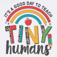 Cute It's A Good Day To Teach Tiny Humans Garment-Dyed Sweatshirt