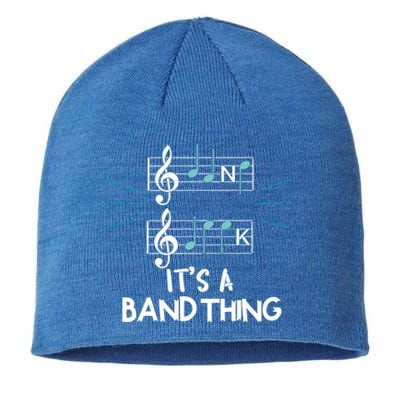 Clef Its A Band Thing Musician Notes Pun Music Group Funny Gift Sustainable Beanie