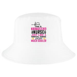 Cool Im A Tattooed Nurse Just Like A Normal Nurse Design Gift Cool Comfort Performance Bucket Hat