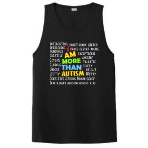 Cute I Am More Than Autism Gift Gift PosiCharge Competitor Tank