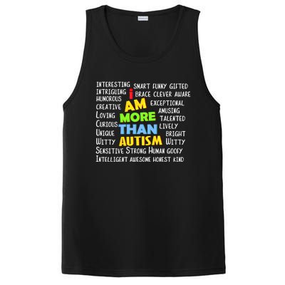 Cute I Am More Than Autism Gift Gift PosiCharge Competitor Tank