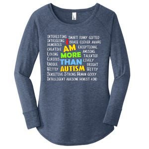 Cute I Am More Than Autism Gift Gift Women's Perfect Tri Tunic Long Sleeve Shirt