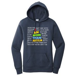 Cute I Am More Than Autism Gift Gift Women's Pullover Hoodie