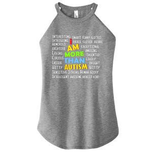 Cute I Am More Than Autism Gift Gift Women's Perfect Tri Rocker Tank