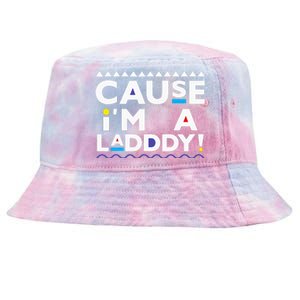 Cause IM A Lady 90s Tie-Dyed Bucket Hat