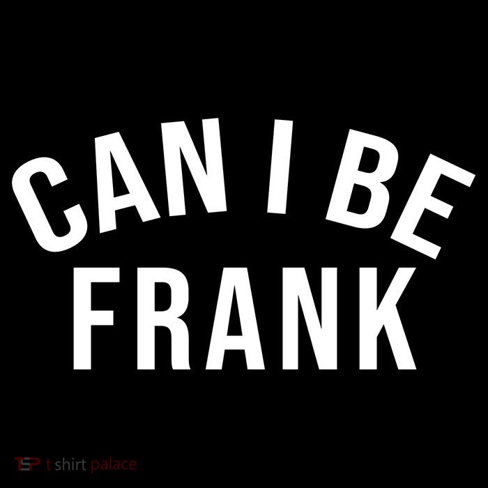Can I Be Frank Funny Sarcasm Zip Tote Bag