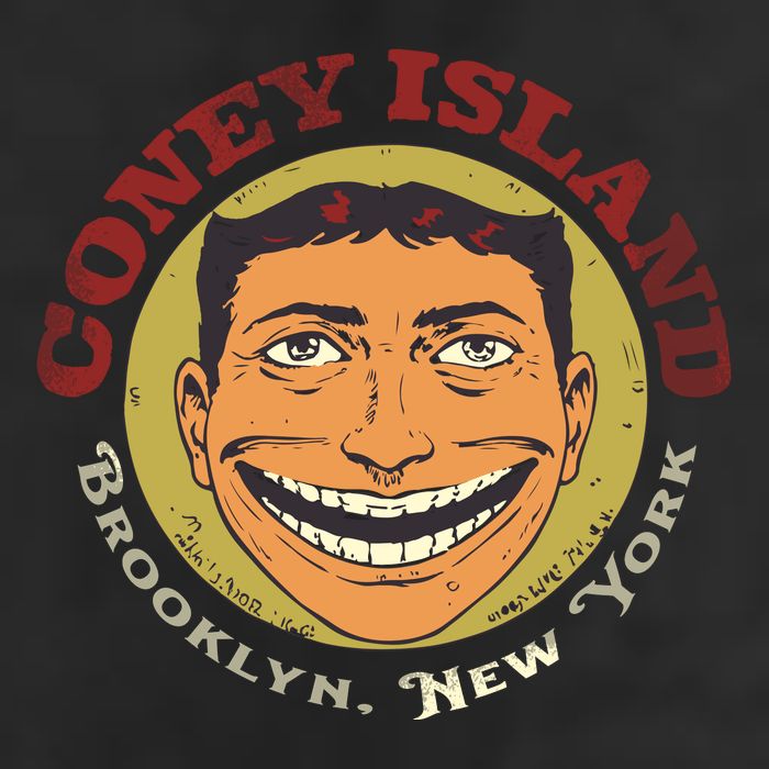 Coney Island Brooklyn Ny Adult Drive Performance Visor