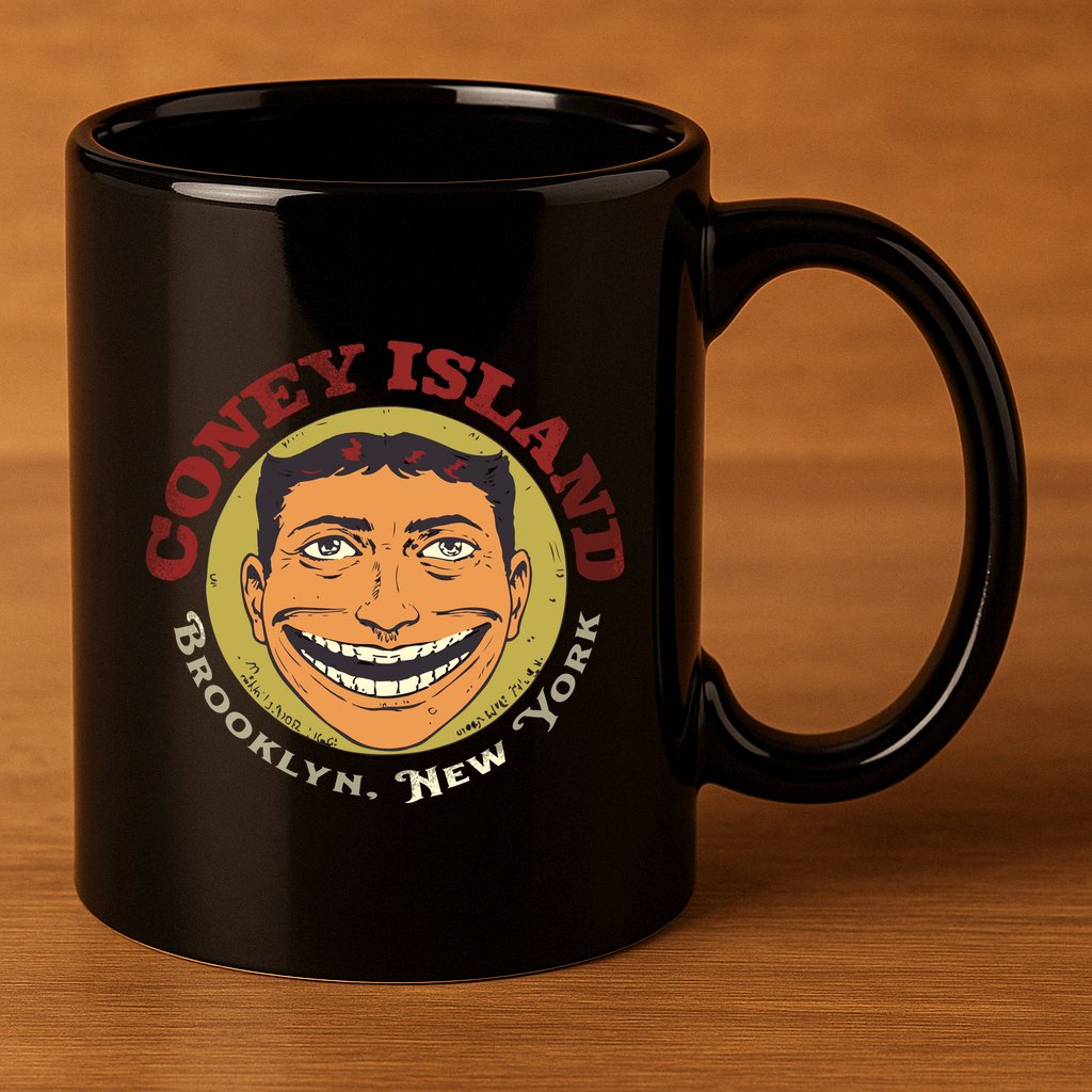 Coney Island Brooklyn Ny 11oz C Handle Ceramic Mug
