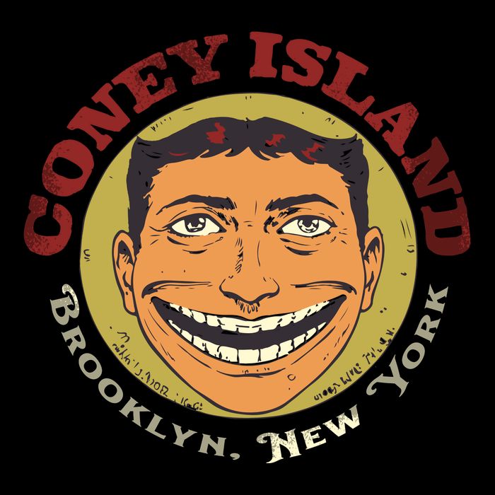 Coney Island Brooklyn Ny 16 in Basic Backpack