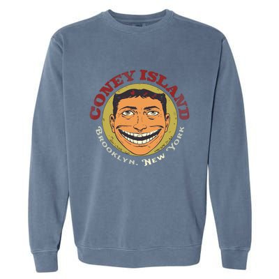 Coney Island Brooklyn Ny Garment-Dyed Sweatshirt