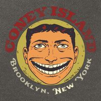 Coney Island Brooklyn Ny Cotton Canvas Backpack
