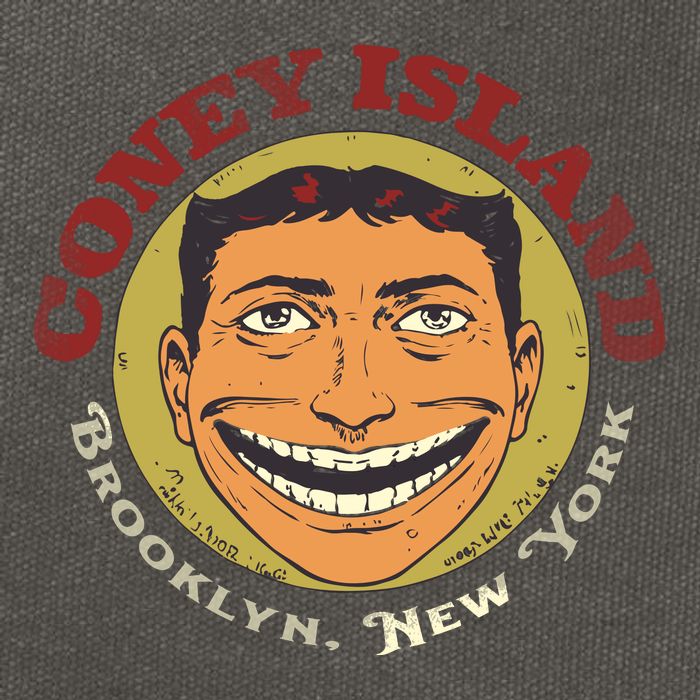 Coney Island Brooklyn Ny Cotton Canvas Backpack
